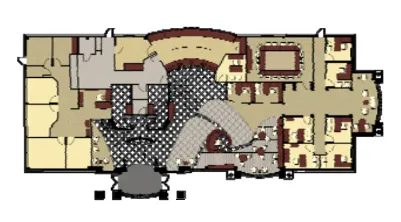 Ameriana Bank Retail interior plan