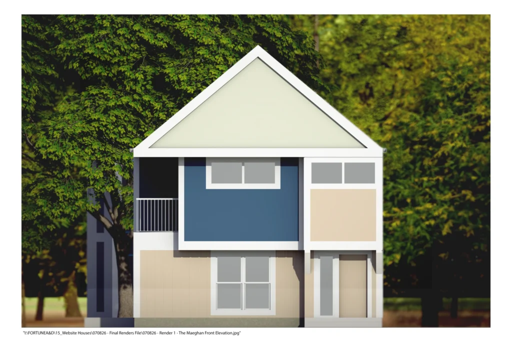 The Maeghan House Front Elevation