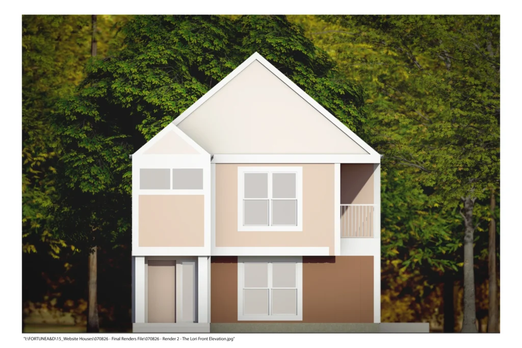 The Lori House Front Elevation