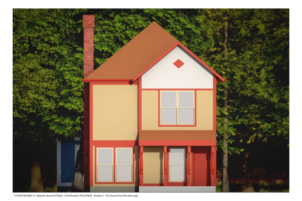 The Teresa House Front Elevation