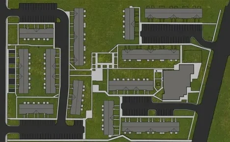 Martindale Townhome Renovation residential site plan layout