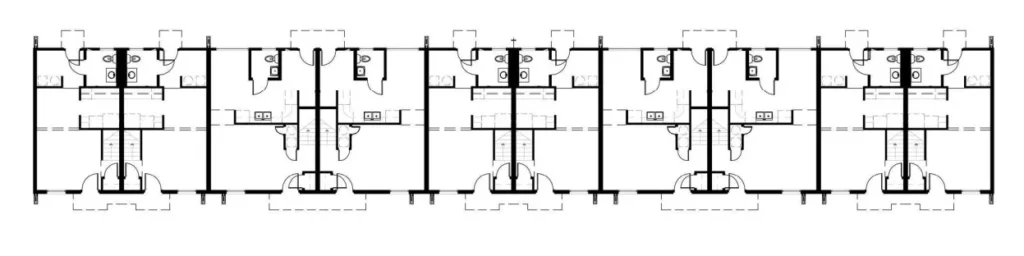 Martindale Townhome Renovation townhouse floor plan design