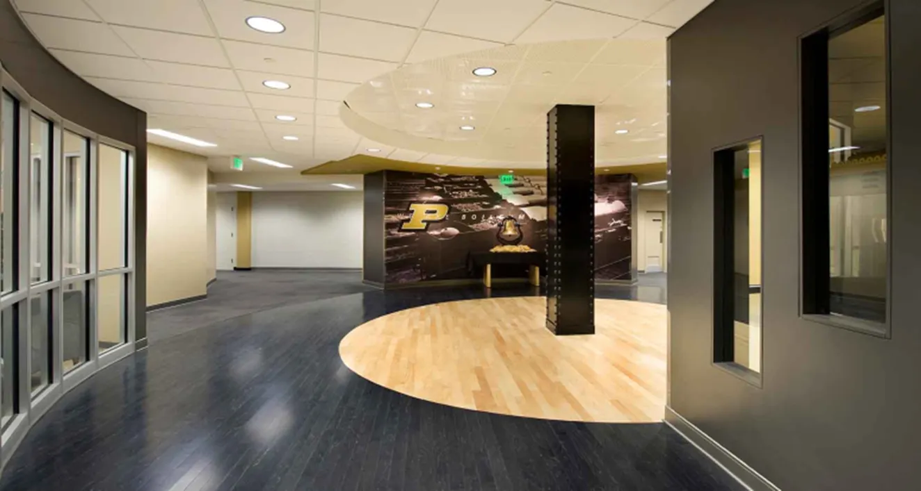 Purdue's Athletic room