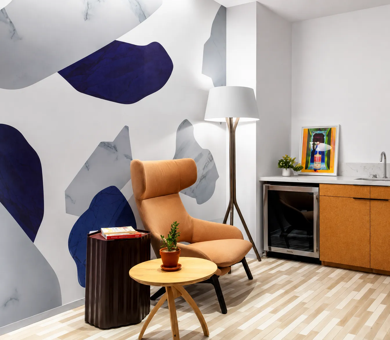 Corner office space for wellness